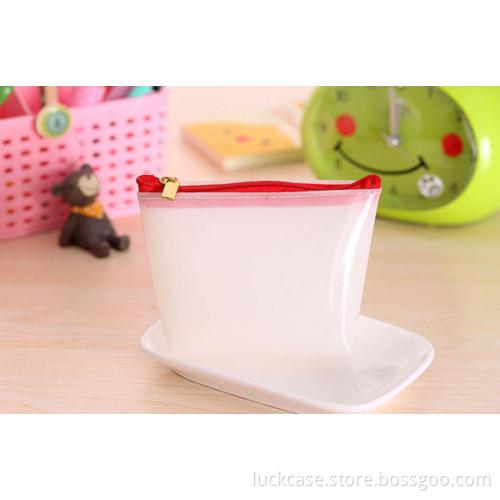 Fashionable promotional gift cheap print logo custom silicone coin purse